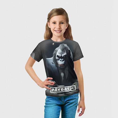 Детская футболка Payday 3 big gorilla / 3D-принт – фото 5