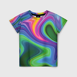 Футболка детская Color abstraction, цвет: 3D-принт