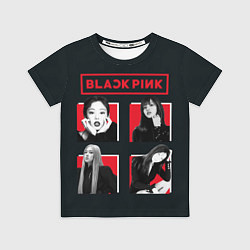 Футболка детская Blackpink retro girls, цвет: 3D-принт