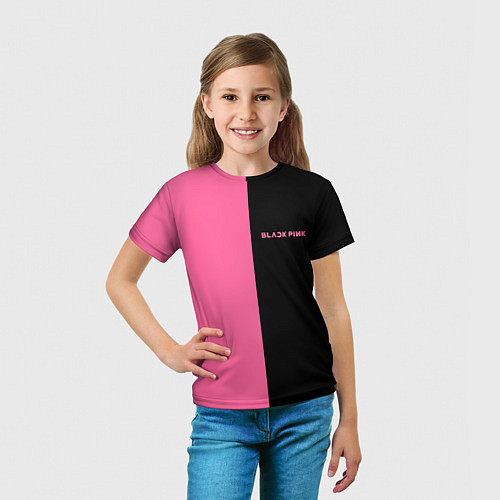 Детская футболка Blackpink- двойной / 3D-принт – фото 5