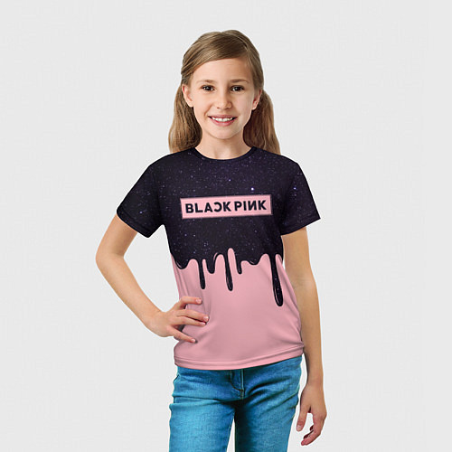 Детская футболка Blackpink - oil space / 3D-принт – фото 5