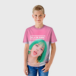 Футболка детская Blackpink ice cream, цвет: 3D-принт — фото 2