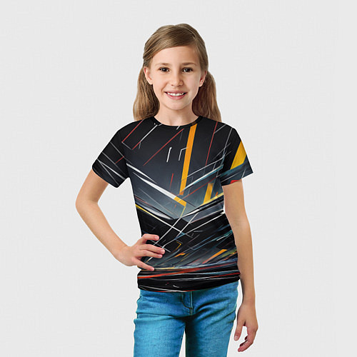 Детская футболка Безграничные трещины / 3D-принт – фото 5