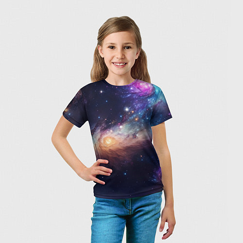 Детская футболка Комическое пространство / 3D-принт – фото 5