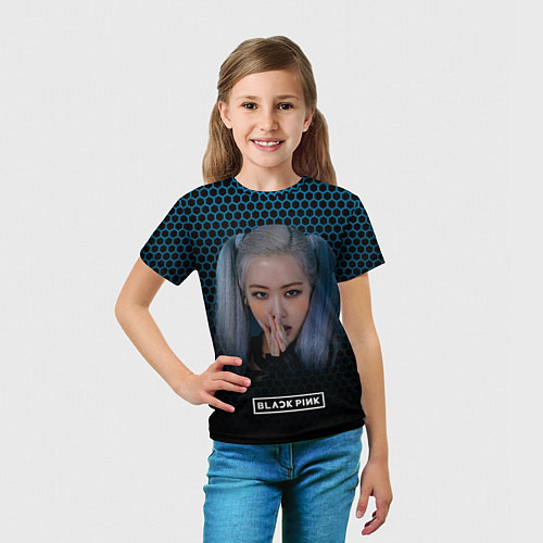 Детская футболка Kpop blackpink Rose / 3D-принт – фото 5