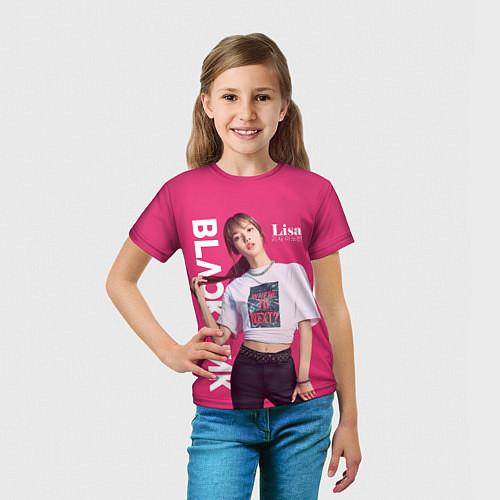 Детская футболка Blackpink Beautiful Lisa / 3D-принт – фото 5