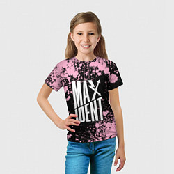 Футболка детская Stray kids - pink maxident, цвет: 3D-принт — фото 2