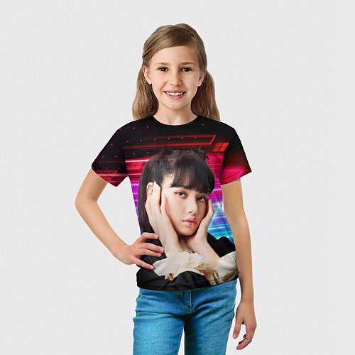 Детская футболка Lisa Blackpink music kpop / 3D-принт – фото 5