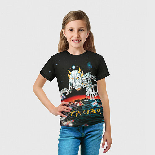 Детская футболка Ария Игра с огнём / 3D-принт – фото 5