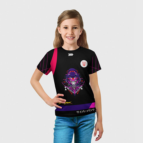 Детская футболка Cybergirl 2077 / 3D-принт – фото 5