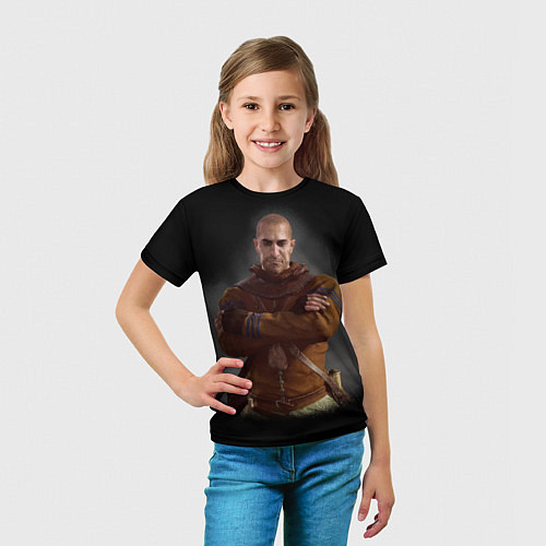 Детская футболка The Witcher 3 - Гюнтер / 3D-принт – фото 5