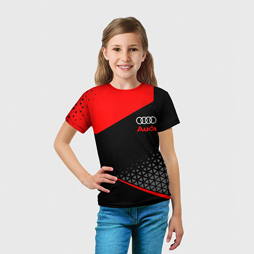 Детская футболка Ауди - sportwear / 3D-принт – фото 5