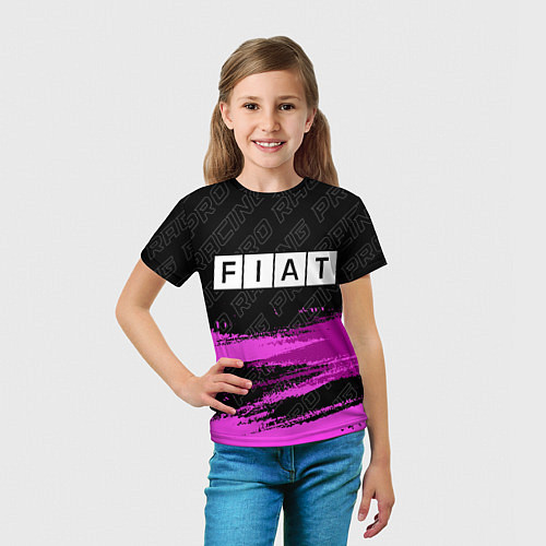 Детская футболка Fiat pro racing: символ сверху / 3D-принт – фото 5