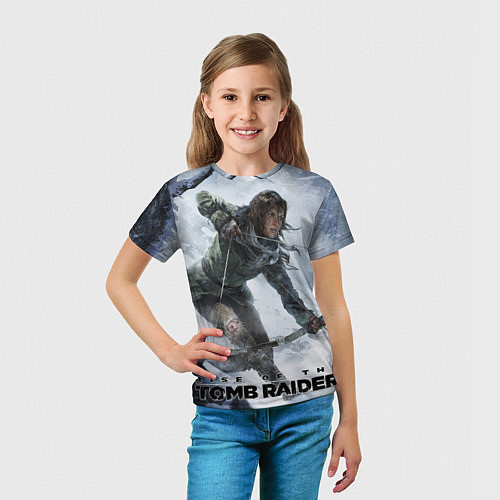 Детская футболка Lara is hunting / 3D-принт – фото 5