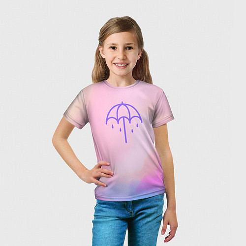 Детская футболка Bring Me The Horizon Umbrella / 3D-принт – фото 5