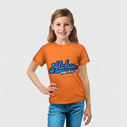 Детская футболка Aloha Pacific / 3D-принт – фото 5