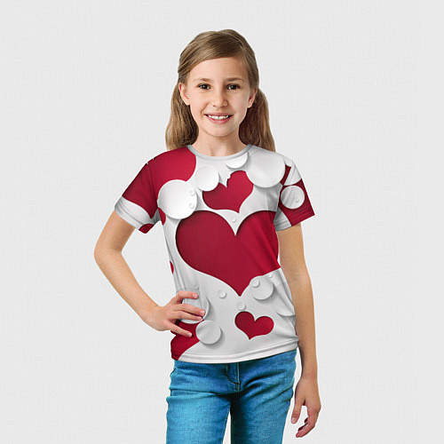 Детская футболка С любовью для вас / 3D-принт – фото 5