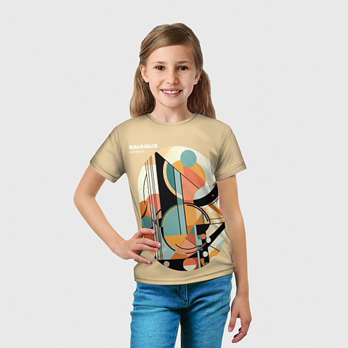 Детская футболка Баухаус - Глаза ацтека / 3D-принт – фото 5