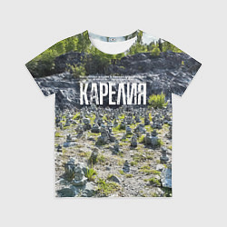Футболка детская Карелия, цвет: 3D-принт