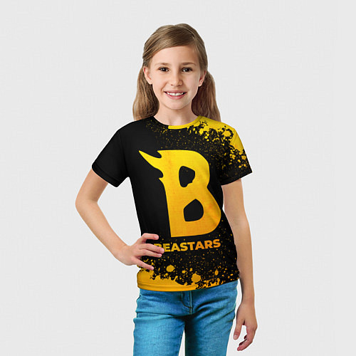 Детская футболка Beastars - gold gradient / 3D-принт – фото 5
