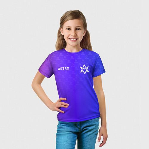 Детская футболка Astro pattern / 3D-принт – фото 5