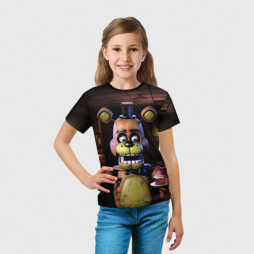 Детская футболка Five Nights at Freddy / 3D-принт – фото 5