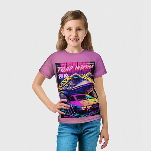 Детская футболка Нашествие жаб / 3D-принт – фото 5