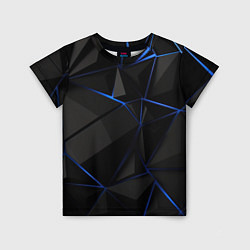 Футболка детская Black blue style, цвет: 3D-принт