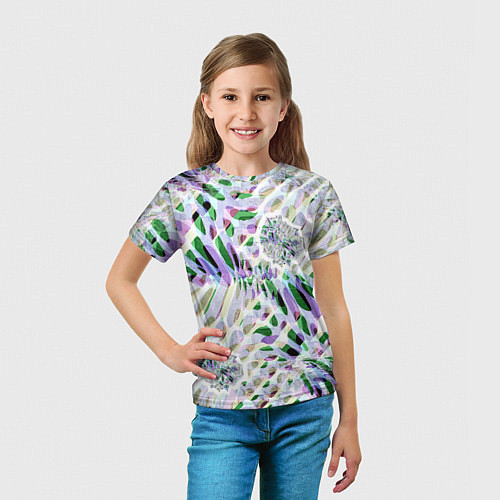 Детская футболка Floral abstract / 3D-принт – фото 5