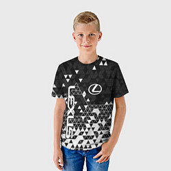 Футболка детская Лексус - распад, цвет: 3D-принт — фото 2