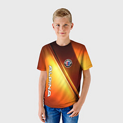 Футболка детская Alpina - теплое свечение, цвет: 3D-принт — фото 2