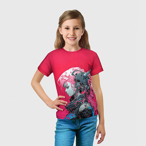 Детская футболка Равнодушный киборг / 3D-принт – фото 5