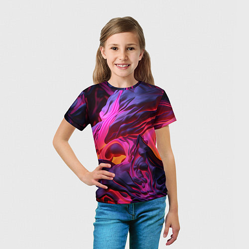 Детская футболка Вулкан Стиля / 3D-принт – фото 5