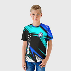 Футболка детская Фольцваген - sport uniform, цвет: 3D-принт — фото 2