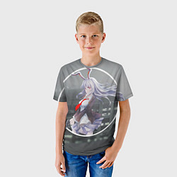 Футболка детская Touhou Project Рейсен Удонгейн Инаба, цвет: 3D-принт — фото 2