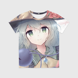 Футболка детская Touhou Project Улыбающаяся Койши Комейдзи, цвет: 3D-принт