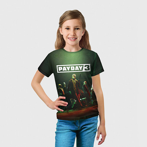 Детская футболка Грабители Payday 3 / 3D-принт – фото 5