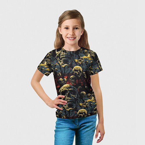 Детская футболка Крик ужаса / 3D-принт – фото 5