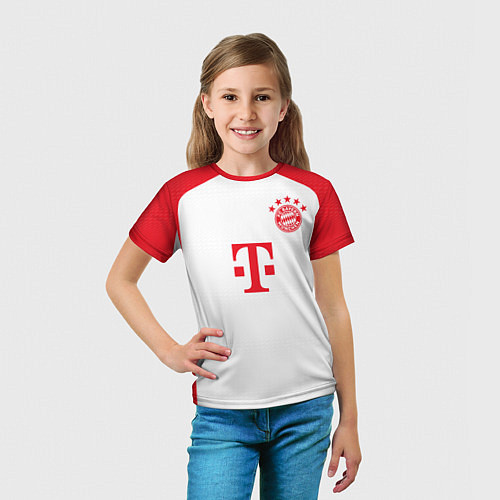 Детская футболка Харри Кейн Бавария Мюнхен форма 2324 домашняя / 3D-принт – фото 5