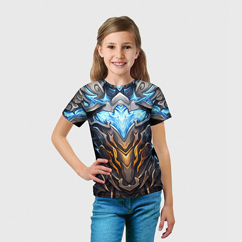 Детская футболка Магические латы рыцаря героя / 3D-принт – фото 5