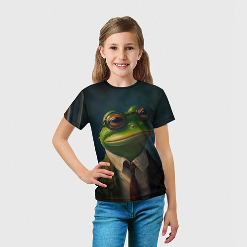 Детская футболка Лягушонок Пепе / 3D-принт – фото 5