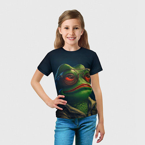 Детская футболка Pepe frog / 3D-принт – фото 5