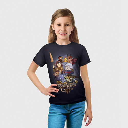 Детская футболка Спутники Baldurs Gate 3 / 3D-принт – фото 5