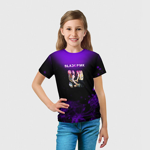 Детская футболка Blackpink art / 3D-принт – фото 5