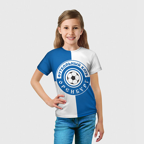 Детская футболка ФК Оренбург / 3D-принт – фото 5