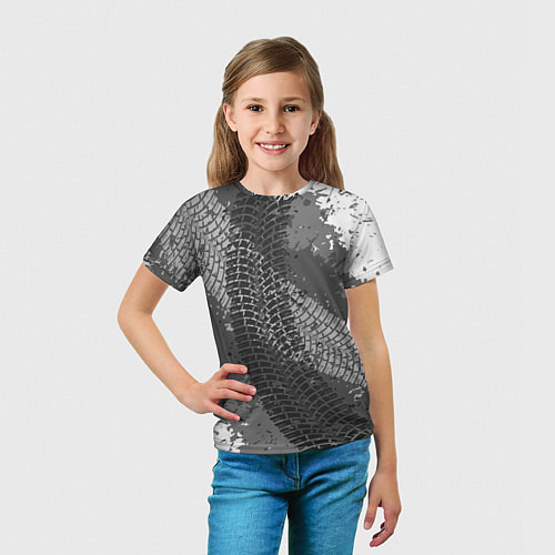 Детская футболка Протектор шин / 3D-принт – фото 5