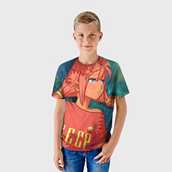 Футболка детская Бесконечное лето Ульяна, цвет: 3D-принт — фото 2