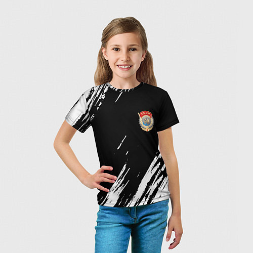 Детская футболка Ссср спортивный стиль / 3D-принт – фото 5