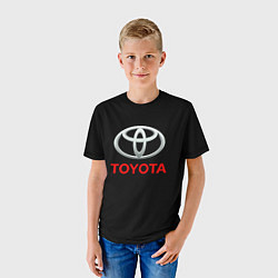 Футболка детская Toyota sport car, цвет: 3D-принт — фото 2