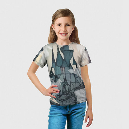 Детская футболка Замок в воображении / 3D-принт – фото 5